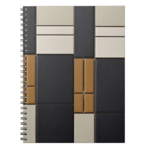Surreal Architectural Labyrinth Abstract Spiral Notebook