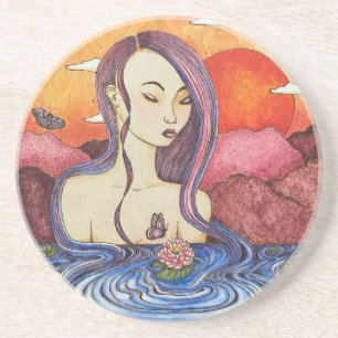 Surreal Art Sandstone Coaster