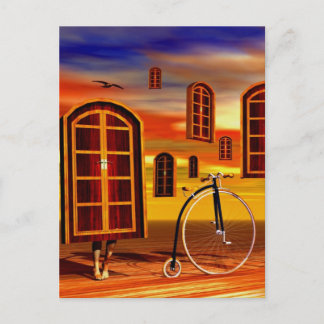 Surreal artworks postcard