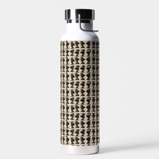 Surreal Beautiful Women with Creepy Creatures Water Bottle