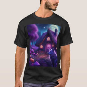 Surreal Cabin In The Woods T-Shirt