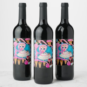 Surreal Candy Alice Wine Label
