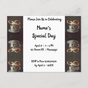 Surreal Coffee Octopus Postcard