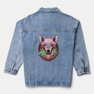 surreal comedy denim jacket