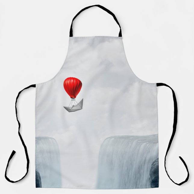 Surreal concept and creative solution metaphor as  apron (Front)