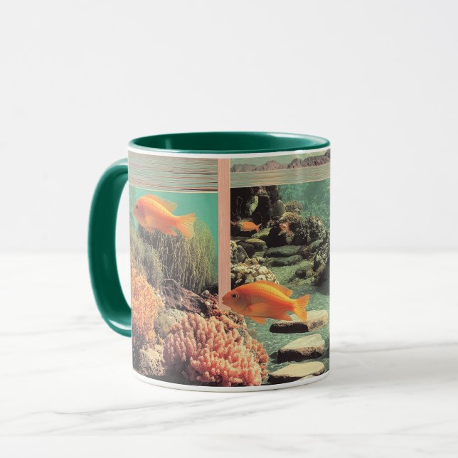 Surreal Desert Ocean with Door Mug (Front Left)