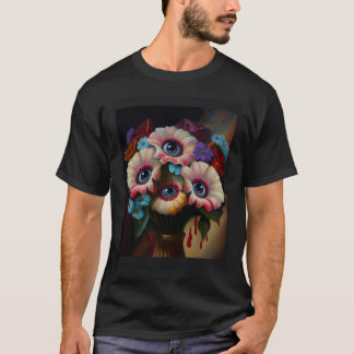 Surreal Digital Collage Artwork Flowers Classic T-Shirt