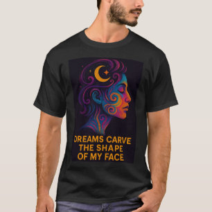Surreal Dream Portrait Neon Art T-Shirt