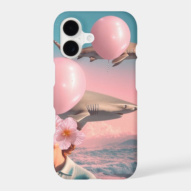 Surreal Dreamscape with Sharks and Balloons (Back)