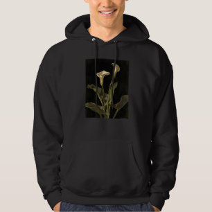 Surreal Easter Lilies On A Black Background Hoodie