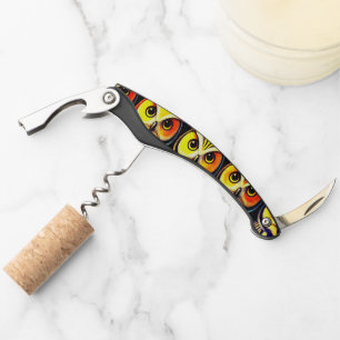 Surreal Eye Pattern Design Corkscrew