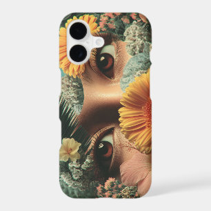 Surreal Eyes and Flowers with Butterflies