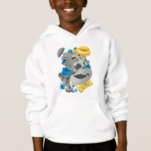 Surreal Faces & Jigsaw Puzzle Kids' Hoodie