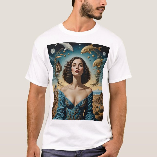 Surreal Fantasy Art Elegant T-Shirt (Front)