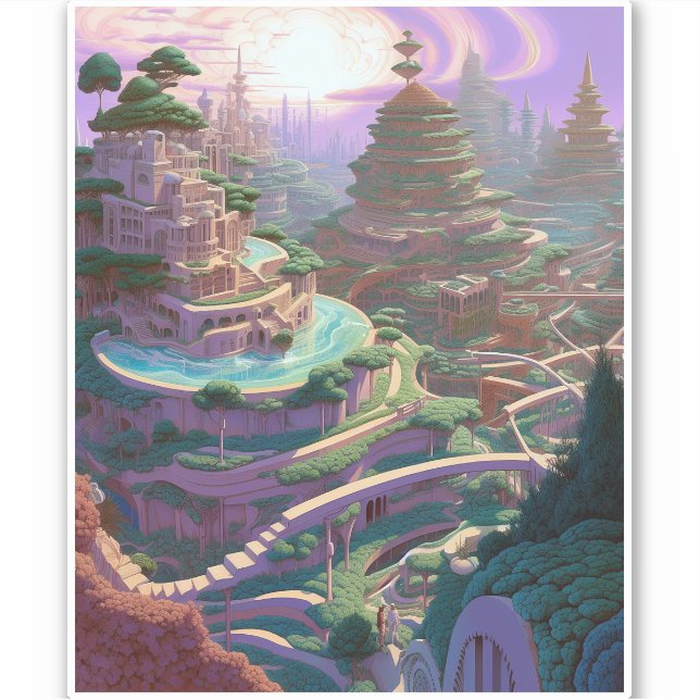 Surreal Fantasy City (Front)