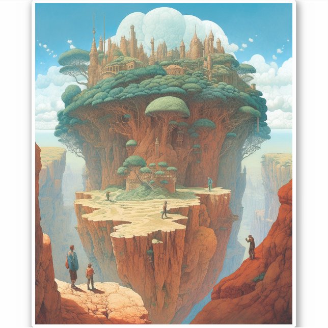 Surreal Fantasy City (Front)