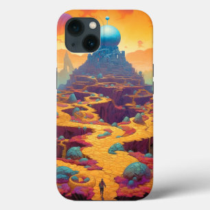 Surreal Fantasy City iPhone 13 Case