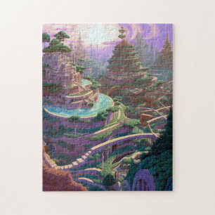 Surreal Fantasy City Jigsaw Puzzle