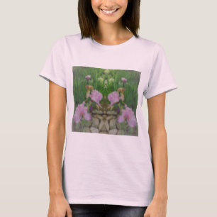 Surreal Fantasy Iris Floral Path T-Shirt