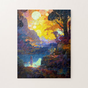 Surreal Fantasy Landscape Art Jigsaw Puzzle