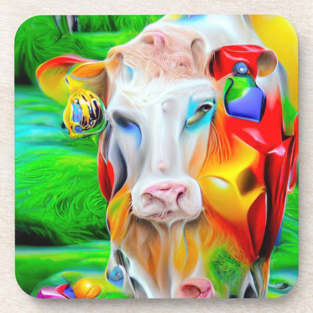 Surreal Farm Art Coaster (Front)