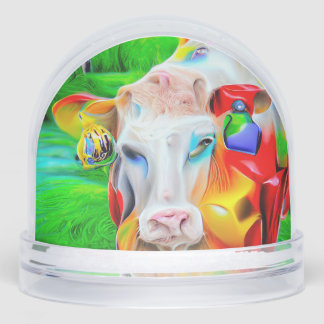 Surreal Farm Art Snowglobe