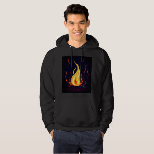 "Surreal Flame Vector Art - 4K Render for - Hoodie