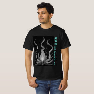 "Surreal Flame Vector Art - 4K Render for Men's T-Shirt