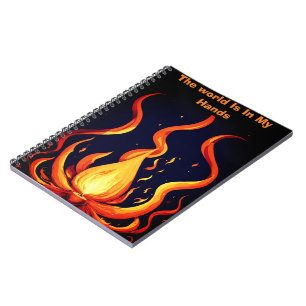 Surreal Flame Vector Art-4K Render for - Notebook