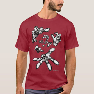Surreal Floating Hands T-shirt