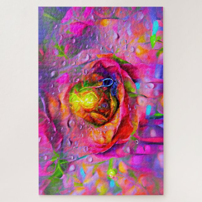 Surreal Floral Art Jigsaw Puzzle (Vertical)