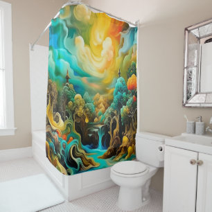 Surreal Forest Shower Curtain