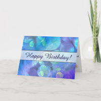 Surreal Fractal Abstract Design Birthday