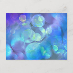 Surreal Fractal Abstract Design Postcard