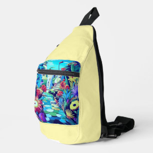 Surreal Garden - Floral Illustration design 2 Sling Bag
