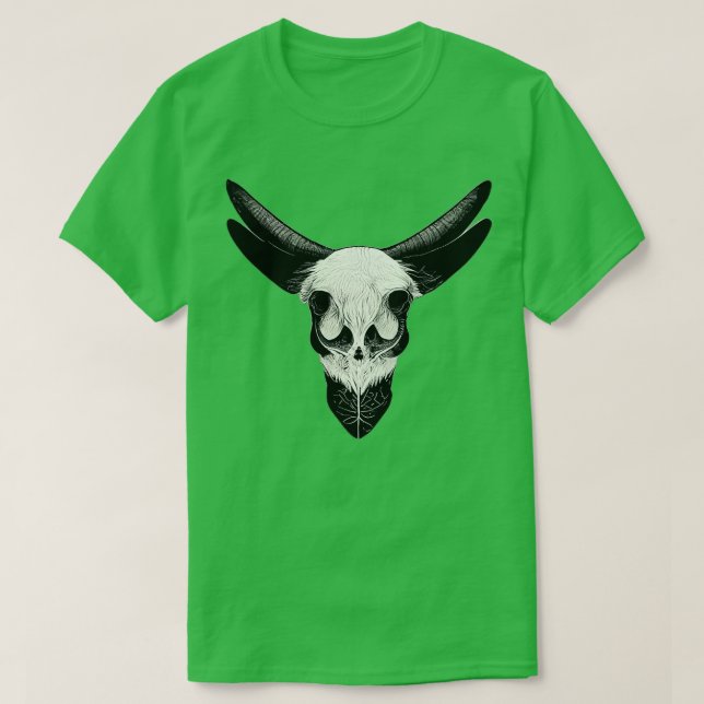 Surreal Goat Skull T-Shirt (Design Front)
