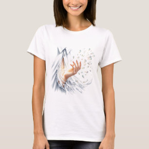 Surreal Hand: A Gesture of Imagination and Mystery T-Shirt