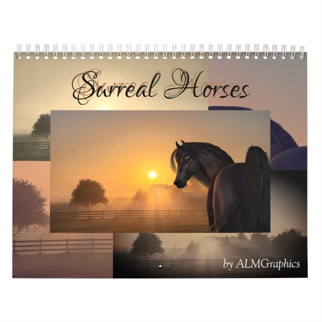 Surreal Horses 2.0 - customisable Calendar (Cover)