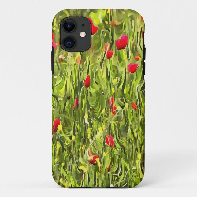 Surreal Hypnotic Poppies Case-Mate iPhone Case (Back)
