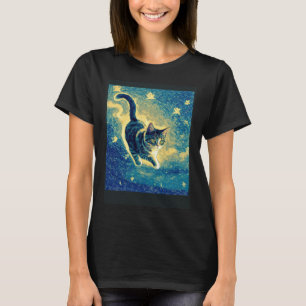 Surreal Impressionistic Cat Impressionism Cats  10 T-Shirt