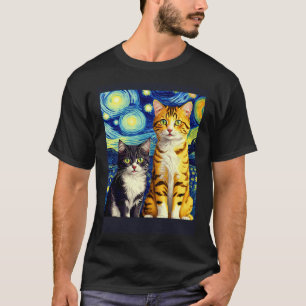 Surreal Impressionistic Cat Impressionism Cats  3 T-Shirt