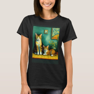 Surreal Impressionistic Cat Impressionism Cats  5 T-Shirt