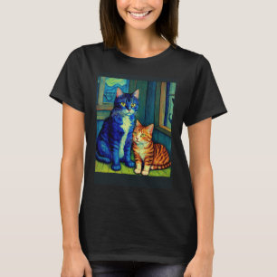 Surreal Impressionistic Cat Impressionism Cats 8 T-Shirt