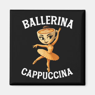 Surreal Italian Brainrot Meme Ballerina Cappuccina Magnet