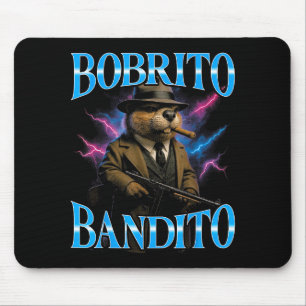 Surreal Italian Brainrot Meme Bobrito Bandito Funn Mouse Pad