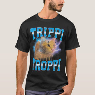 Surreal Italian Brainrot Meme Trippi Troppi Cat Fu T-Shirt
