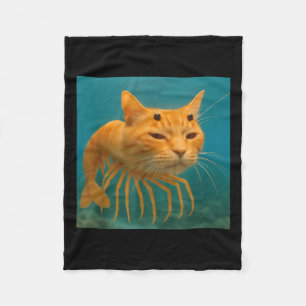 Surreal Italian Brainrot Meme Trippi Troppi Funny  Fleece Blanket