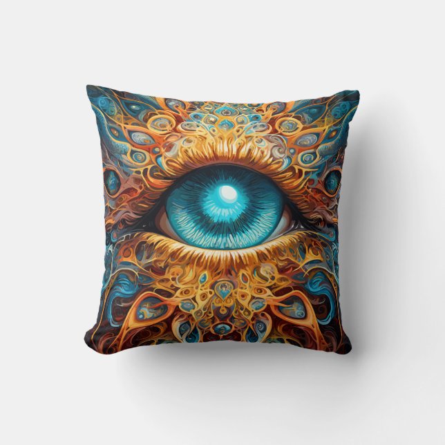 Surreal Kaleidoscope Cushion (Front)