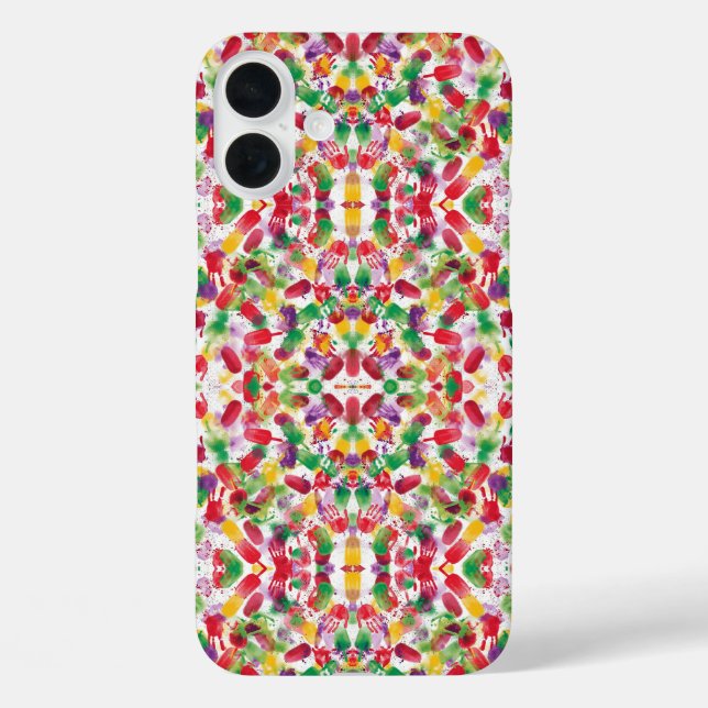 Surreal Kaleidoscope Ice Pop Art Case-Mate iPhone Case (Back)