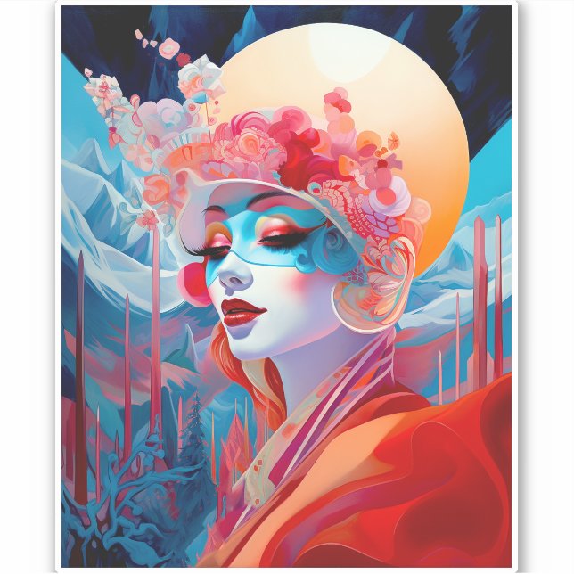 Surreal Lady Fantasy Art (Front)